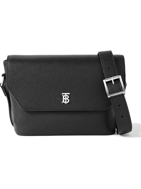 burberry embossed messenger bag|burberry messenger bag men black.